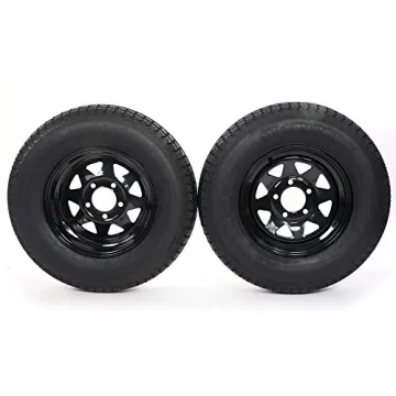 Durable 13" Trailer Wheel & Tire ST175/80D13 Set of 2
