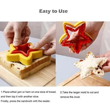 Yubng 26 PCS Sandwich Cutter Set for Kids Fun Meals