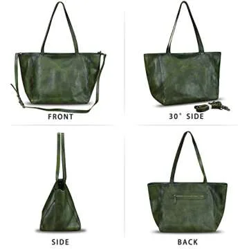 Unique Genuine Leather Handbag for Women - Vintage Style