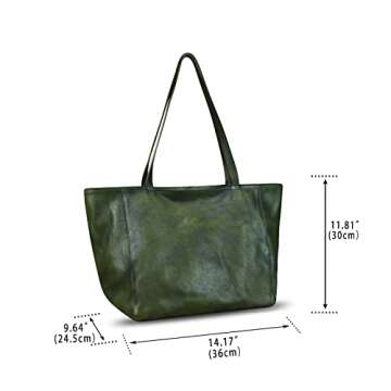 Unique Genuine Leather Handbag for Women - Vintage Style