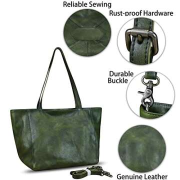 Unique Genuine Leather Handbag for Women - Vintage Style