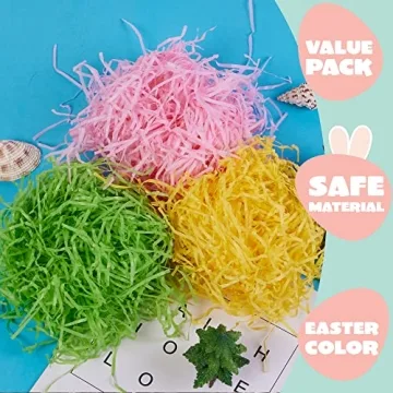 Vibrant JOYIN Crinkle Paper Shred Filler for Easter Baskets