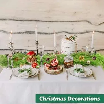 6 Ft Norfolk Pine Garland - Eco-Friendly Holiday Decor