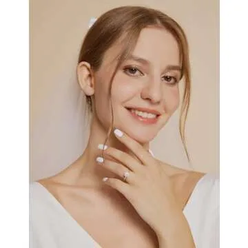 EAMTI 1.5CT 925 Sterling Silver Gold Engagement Rings Round Cut Solitaire Cubic Zirconia CZ Wedding Promise Rings for Her Wedding Bands for Women Size 5