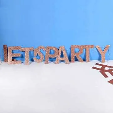 Rose Gold Let's Party B-tches Banner for Celebrations