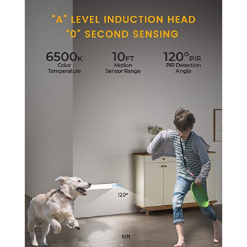 ASOKO Motion Sensor USB-C Rechargeable Under Cabinet Lights