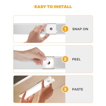 ASOKO Motion Sensor USB-C Rechargeable Under Cabinet Lights