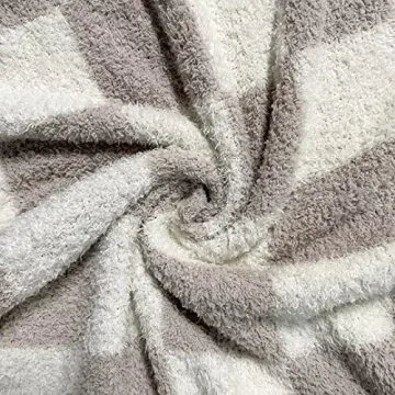 Ultra Soft Checkered Blanket Cozy Buffalo Throw Lightweight