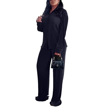 Kaimimei Women 2Pcs Casual Outfits Set for Stylish Comfort