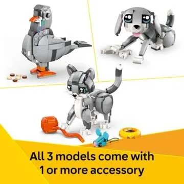 LEGO Creator 3 in 1 Playful Cat Toy for Kids and Gifts