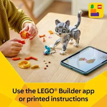 LEGO Creator 3 in 1 Playful Cat Toy for Kids and Gifts