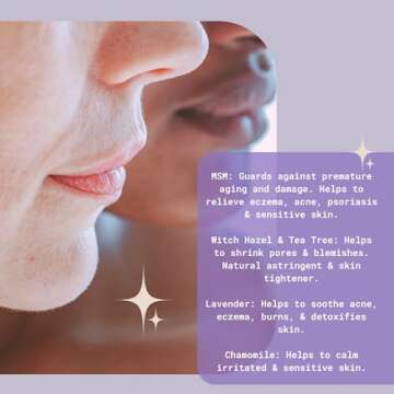 NuReveal Skincare - PH Balancing Facial Toner with Blend of Essential Oils Including Witch Hazel, Tea Tree, Lavender and Chamomile, Cruelty-Free & Vegan – Pack of 1, 4 oz