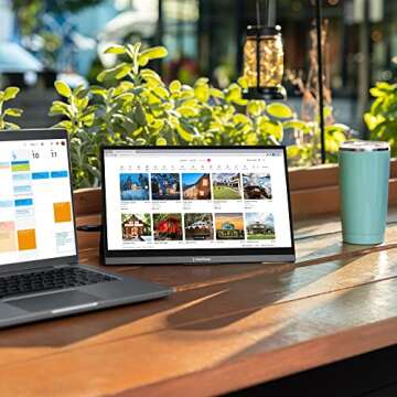 SideTrak Solo Pro 13” Touchscreen Portable Monitor for Laptop | 1080p LED Small Laptop Screen Exte...