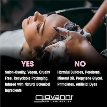 GIOVANNI Eco Chic Anti-Frizz Hair Serum for Shine & Style