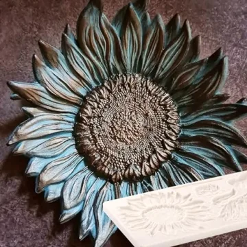 ICOCONG Large Sunflower Mold for Fondant & Crafts