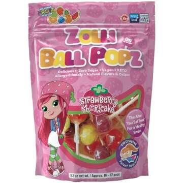 Zollipops The Clean Teeth Pops, Anti Cavity Lollipops, Ball Popz, 5.2 oz (Packaging May Vary)