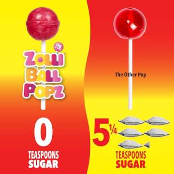 Zollipops The Clean Teeth Pops, Anti Cavity Lollipops, Ball Popz, 5.2 oz (Packaging May Vary)