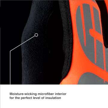 100% BRISKER Cold Weather Motocross & Mountain Bike Gloves - Warm Winter MTB & MX Powersport Racing Protective Gear