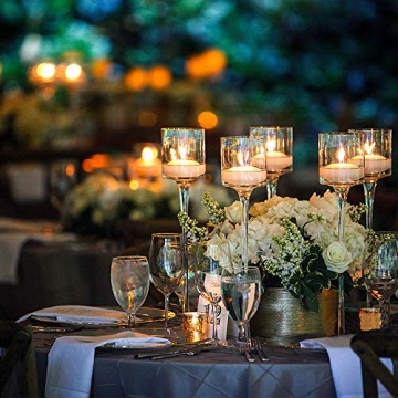 Set of 48 Unscented Floating Candles for All Occasions