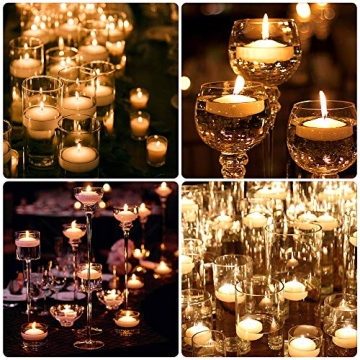 Set of 48 Unscented Floating Candles for All Occasions