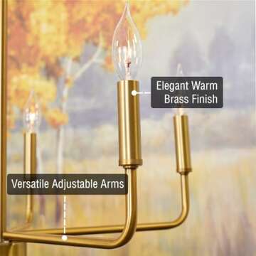 Kira Home Camille 22" 5-Light Modern Chandelier for Stylish Homes