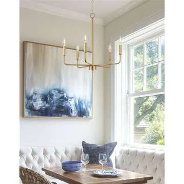 Kira Home Camille 5-Light Modern Chandelier for Elegant Spaces