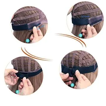 JIUSERLU Adjustable Elastic Wig Bands - 20 Pack for Stability