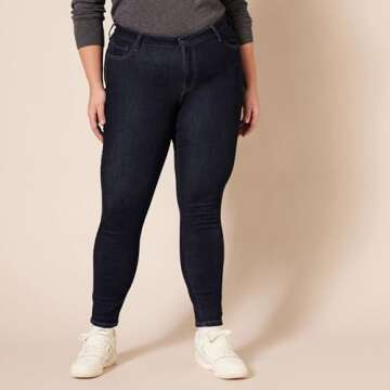 Amazon Essentials Women's Mid-Rise Skinny Jean