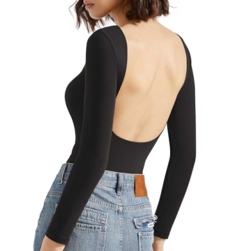 SUUKSESS Backless Y2k Bodysuit - Sexy Comfort & Style