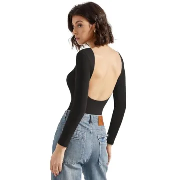 SUUKSESS Backless Y2k Bodysuit - Sexy Comfort & Style