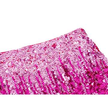 MANER Women's Sparkle Sequin Bodycon Mini Skirt