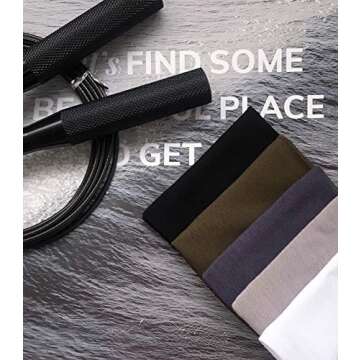 Huachi Women's Headbands Athletic Yoga Workout Sports Exercise Elastic Non Slip Sweatbands Women Summer Cloth Hair Bands Plain Colors