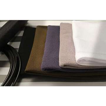 Huachi Women's Headbands Athletic Yoga Workout Sports Exercise Elastic Non Slip Sweatbands Women Summer Cloth Hair Bands Plain Colors