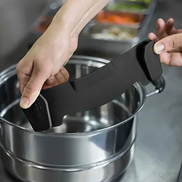 AUOON Clip-On Silicone Strainer for Easy Cooking