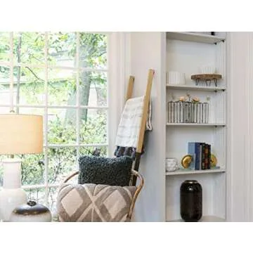 Bloomingville Various Round Fluted Stoneware Flower Pots, White, Set of 2