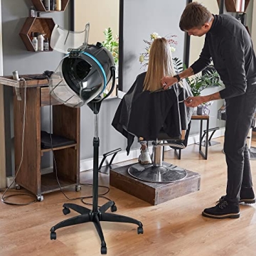 Nova Hooded Floor Hair Dryer with Timer and Adjustable Height