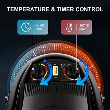 Nova Hooded Floor Hair Dryer with Timer and Adjustable Height