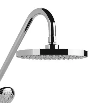 PULSE ShowerSpas 1011-III-CH Kauai III Shower System, with 8" Rain Showerhead, 5-Function Hand Shower, Adjustable Slide Bar and Soap Dish, Polished Chrome Finish