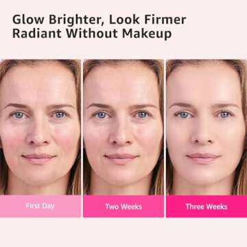 IFAE Red Light Therapy Mask for Face and Neck, 7 Colors Silicone Led Face Mask Light Therapy at Home Rechargeable & Ergonomic Design for True Anti-Aging Skincare at Home and Travel(Pink)