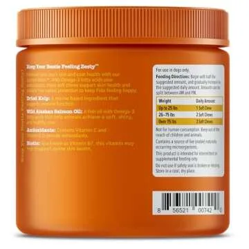 Zesty Paws Salmon Bites - Omega 3 Chews for Dogs