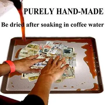 Vilikya Vintage Junk Journal Supplies, Coffee Dyed Decoupage Paper for Scrapbook Embellishments, Craft Paper for Journaling Accessories, Aged Bill Old Photo Mixed Media for TN, Bullet Journals 41pcs