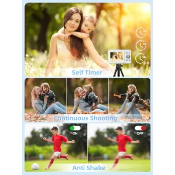 Kids Digital Camera FHD 1080P with 32GB Card