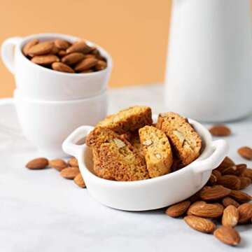 Highkey Biscotti Gluten Free Cookies - Almond Biscotti Cookies - 3 Pack - Sugar Free Treats European...