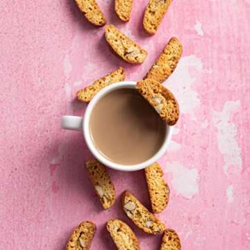 Highkey Biscotti Gluten Free Cookies - Almond Biscotti Cookies - 3 Pack - Sugar Free Treats European Dessert Keto Friendly Food Healthy Low Carb Biscuit Cookie Diabetic Ketogenic Paleo Diet Snacks