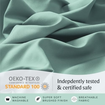 LuxClub Queen Sheet Set - Soft, Deep Pockets, Wrinkle Free