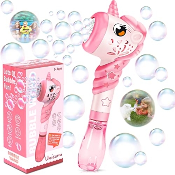 Unicorn Bubble Wand for Kids - Magical Outdoor Fun