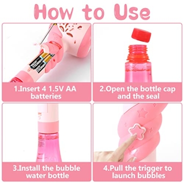 Unicorn Bubble Wand for Kids - Magical Outdoor Fun