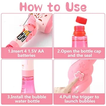 Unicorn Bubble Wand for Kids - Magical Outdoor Fun