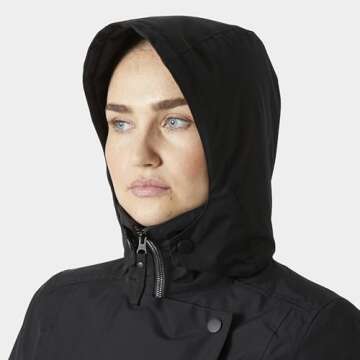 Helly Hansen Women's Welsey II Trench Insulated Waterproof Breathable Jacket, 990 Black, Small