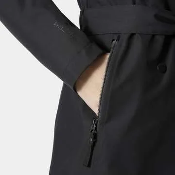 Helly Hansen Women's Welsey II Trench Insulated Waterproof Breathable Jacket, 990 Black, Small